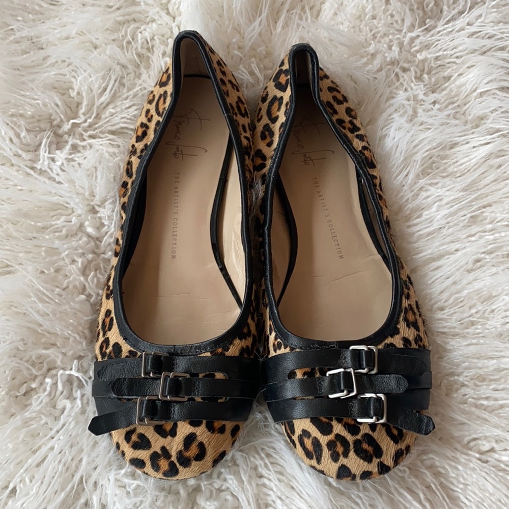 Franco Sarto Cheetah Print Slides 🐆 - Size 10
